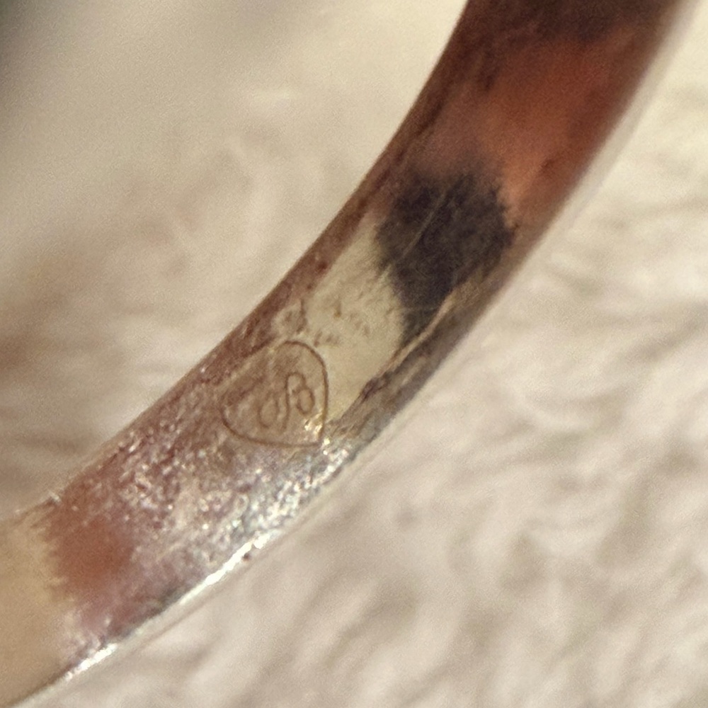 Brighton Silver Ring with Braided Edge and Crystal Pave - Picture 9 of 12